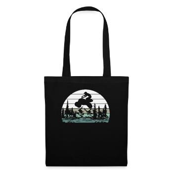 Cadeau de tout-terrain tout-terrain - Sac en tissu - noir - Devant