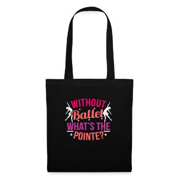 Ballett - Stoffbeutel - Schwarz - Vorne