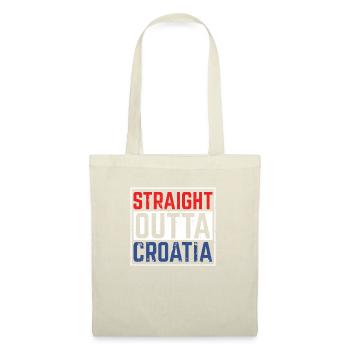 Croatie Croate Zagreb cadeau - Sac en tissu - nature - Devant