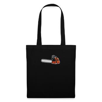Chainsaw chainsaw - Tote Bag - black - Front