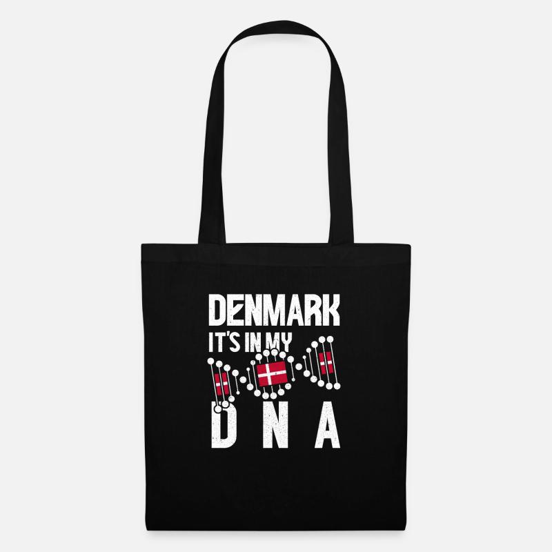 Dänemark Dänen Dänisch Geschenk Kopenhagen - Stoffbeutel - Schwarz