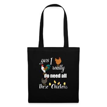 Love Chickens Tee This shirt is perfect for you! - Tote Bag - black - Front