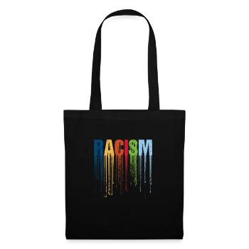 Énonciations contre le racisme - Sac en tissu - noir - Devant