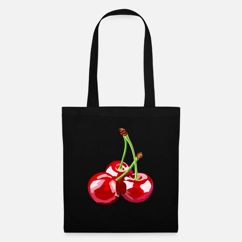 Cherry - Stoffbeutel - Schwarz