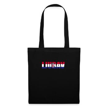Ljubav Croatia Croatia motif love - Tote Bag - black - Front
