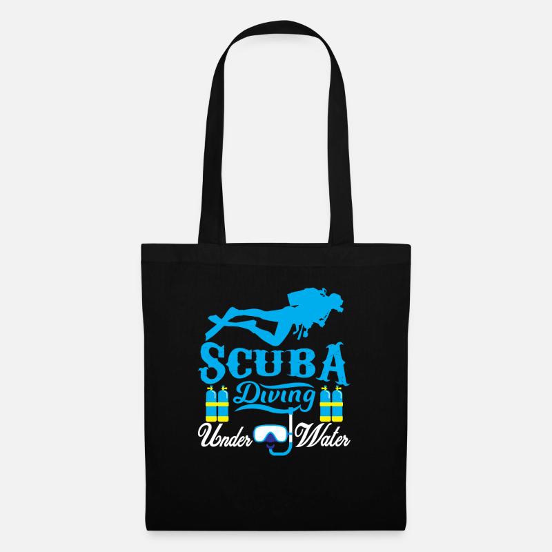 Scuba Diving - Stoffbeutel - Schwarz