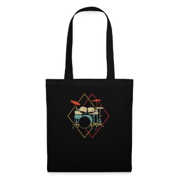 Drums drummer drummer gift - Tote Bag - black - Front