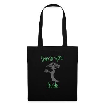 Shinrin-yoku guide Baum und Waldbaden Instructor - Stoffbeutel - Schwarz - Vorne