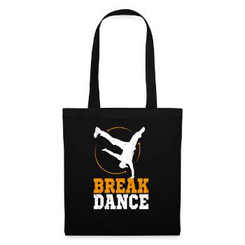 Breakdance hip hop appui renversé bboying - Sac en tissu - noir - Devant