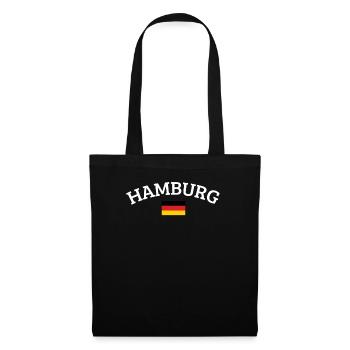 Hambourg - Sac en tissu - noir - Devant