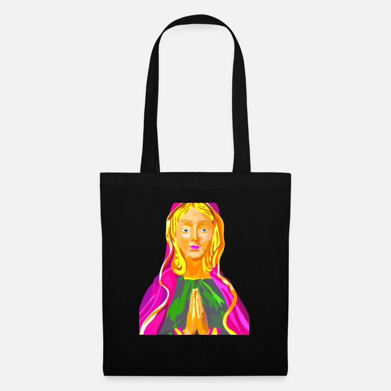 Model Madonna - Stoffbeutel - Schwarz
