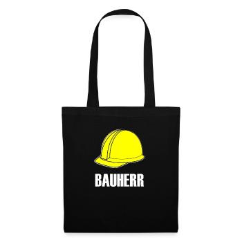 BAUHERR - Stoffbeutel - Schwarz - Vorne