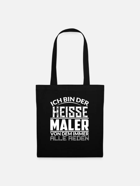 BIN DER MALER - Stoffbeutel - Schwarz