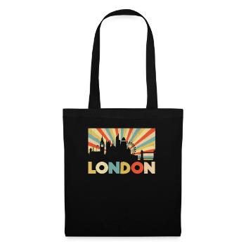 Vintage London Souvenir - Retro Sunshine London Sk - Tote Bag - black - Front