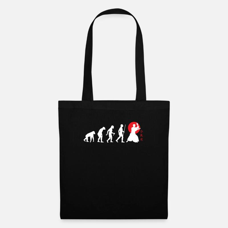 L'Aikido Evolution - Aïkido martial japonais - Sac en tissu - noir