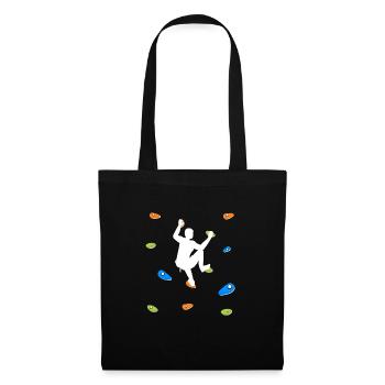 Climbing the wall - Tote Bag - black - Front