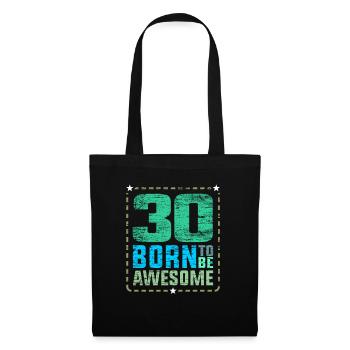 30th birthday present 30 years old - Tote Bag - black - Front