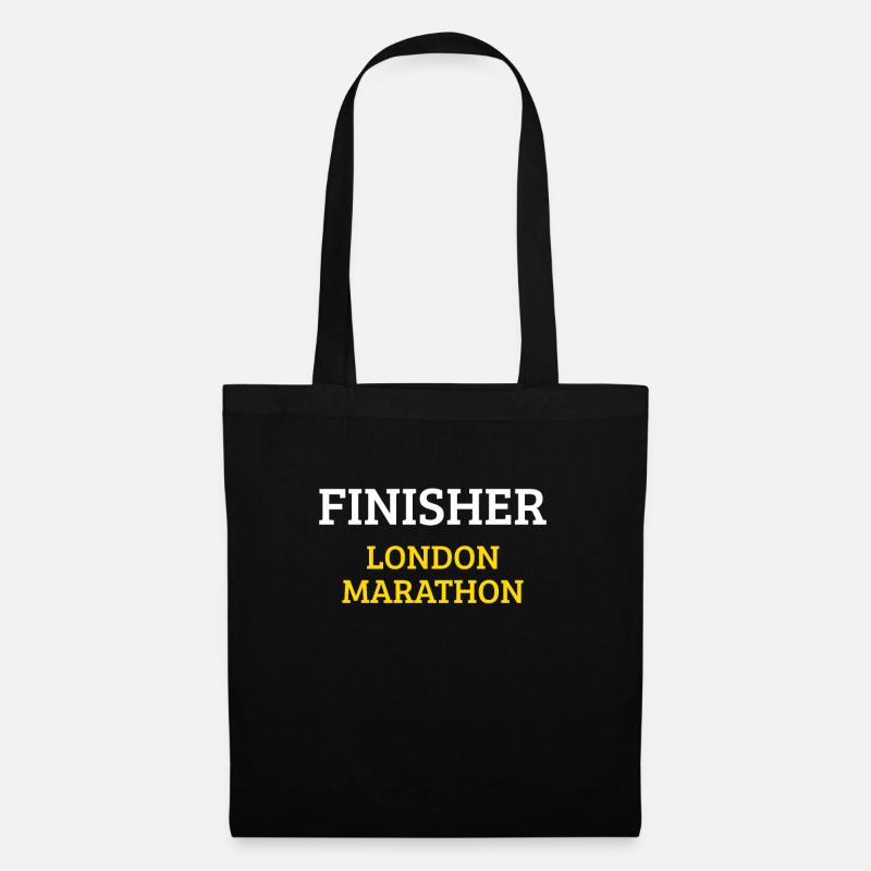 Finisher London Marathon - Stoffbeutel - Schwarz