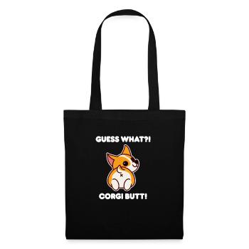 Cute corgi lover gift - Tote Bag - black - Front