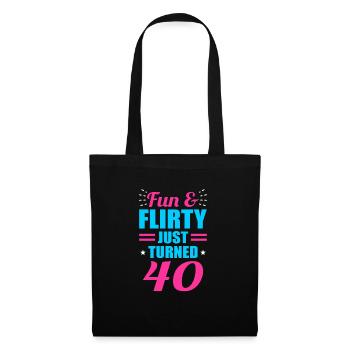 40th birthday - Tote Bag - black - Front