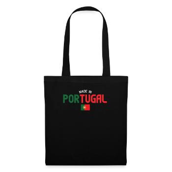Le Portugal - Sac en tissu - noir - Devant