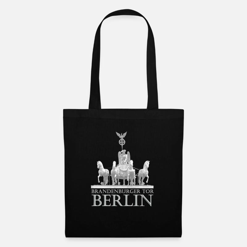 Brandenburger Tor - Stoffbeutel - Schwarz