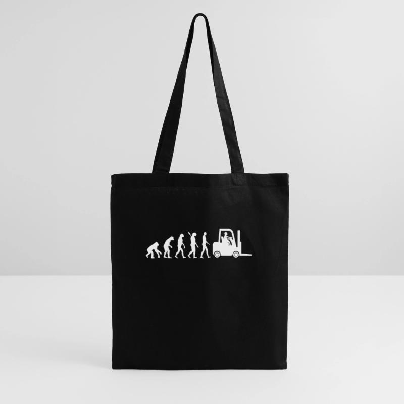 Forklift Forklift Driver Evolution Development T Tote Bag