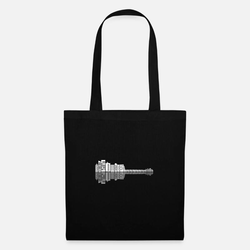 E-Gitarre - Stoffbeutel - Schwarz