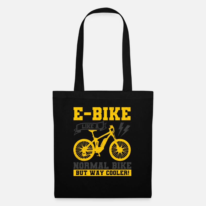 E-Bike - Stoffbeutel - Schwarz