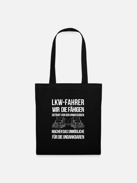 Trucker - Stoffbeutel - Schwarz
