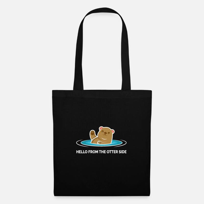 Hello From The Otter Side Joker et Heureux Per - Sac en tissu - noir