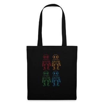 robot - Tote Bag - black - Front