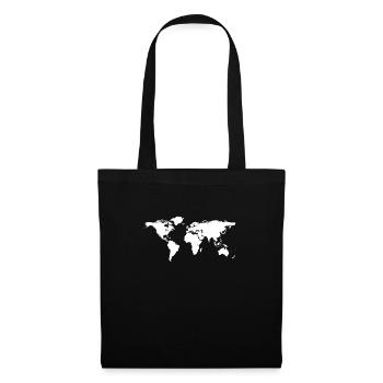 Monde monde - Sac en tissu - noir - Devant