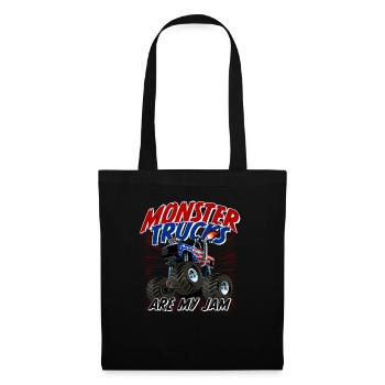 Monster Trucks Monstertruck sont ma confiture - Sac en tissu - noir - Devant