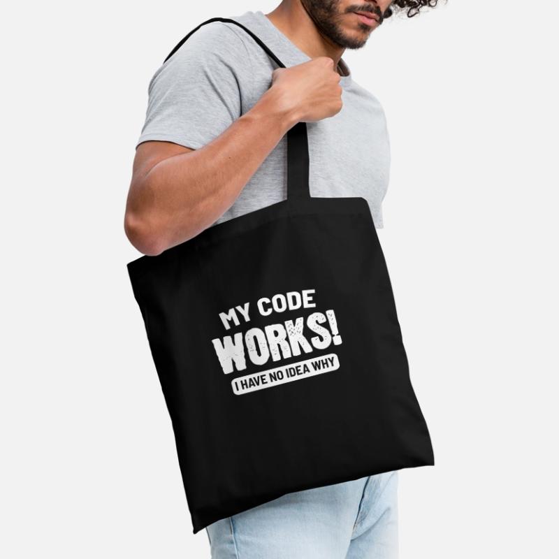 Code Works developer or programmer gift Tote Bag