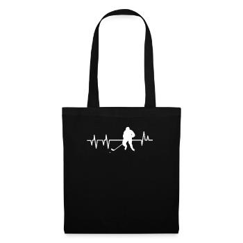 Hockey sur glace - Sac en tissu - noir - Devant