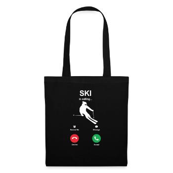 ski - Tote Bag - black - Front