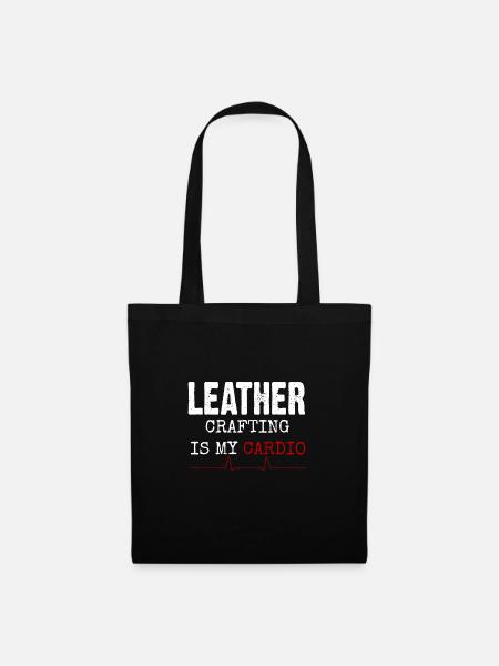 Leder Handwerk - Stoffbeutel - Schwarz