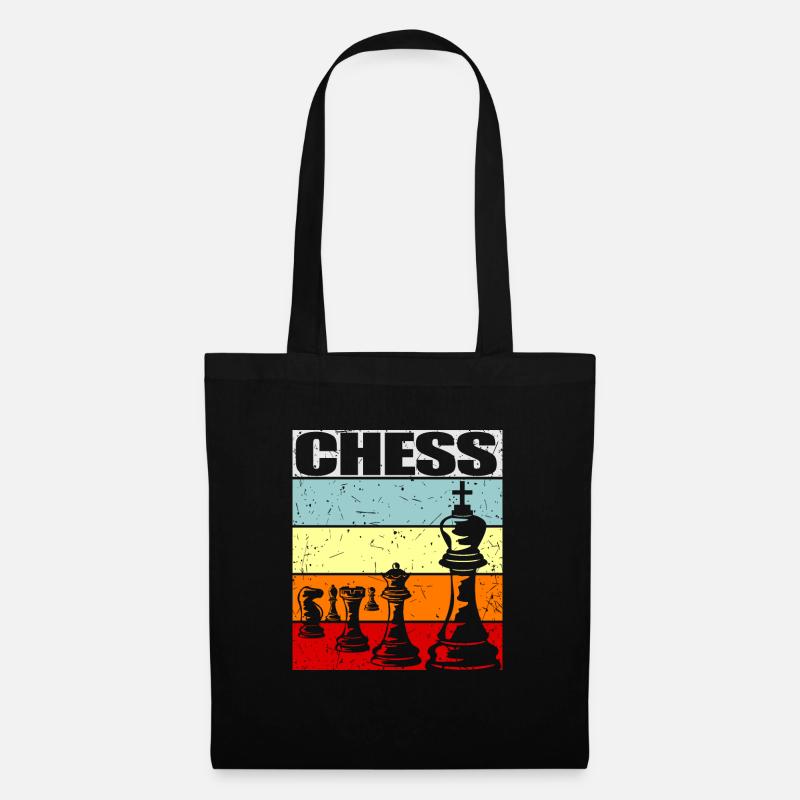 chess - Tote Bag - black