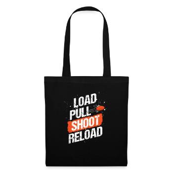 Sports shooter club de tir au pigeon d'argile - Sac en tissu - noir - Devant