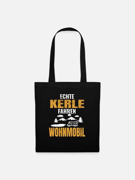 Wohnmobil - Stoffbeutel - Schwarz