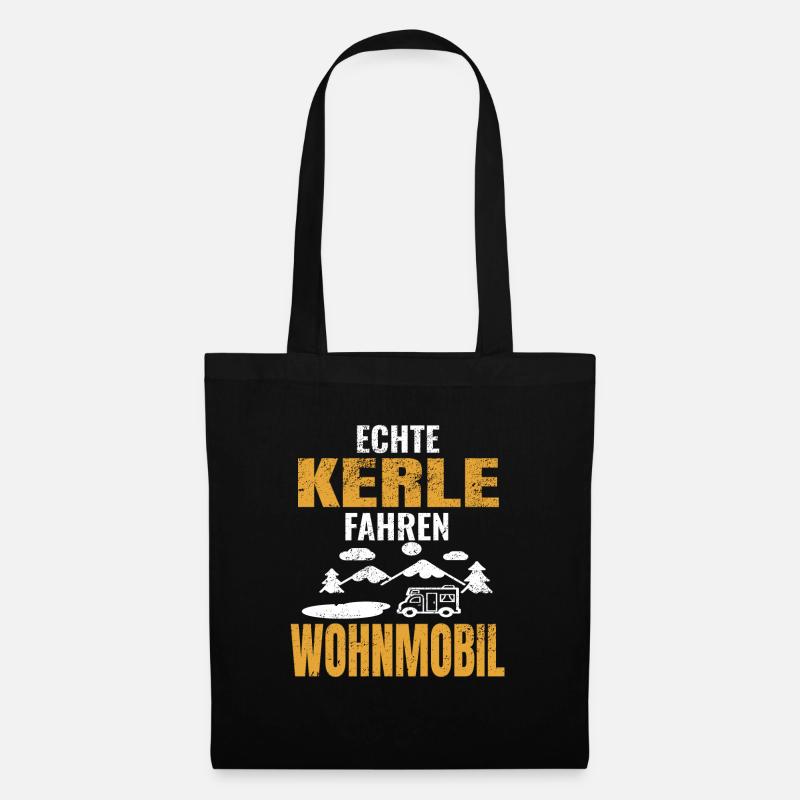 Wohnmobil - Stoffbeutel - Schwarz