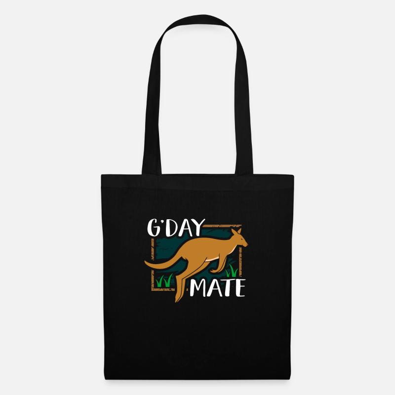 Kangaroo - Tote Bag - black