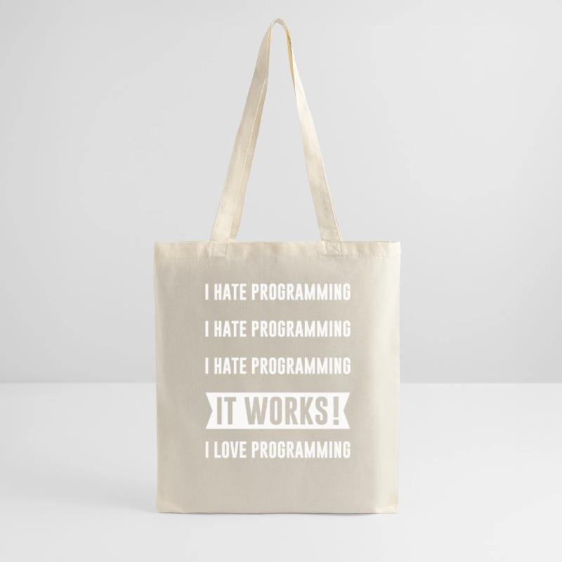 Programmer - I HATE PROGRAMMING Tote Bag
