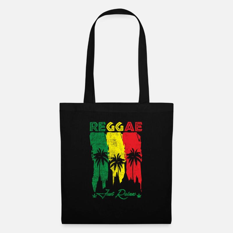 Reggae Dread Rasta Jamaika - Stoffbeutel - Schwarz