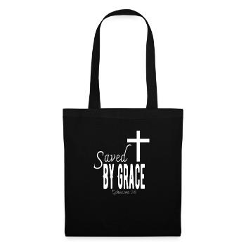 SAVED BY GRACE - Ephesians 2.8 - Tote Bag - black - Front