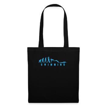 Schwimmgeschenk Produkt Swim Coach Swim Team - Stoffbeutel - Schwarz - Vorne