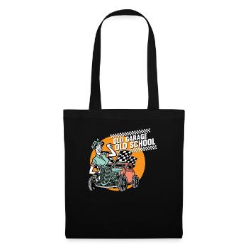 Pin-up rockabilly vintage - Sac en tissu - noir - Devant
