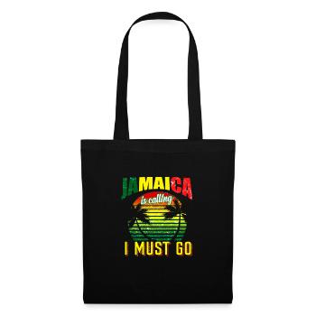 Jamaica Flag Caribbean Rasta Holiday Gift - Tote Bag - black - Front