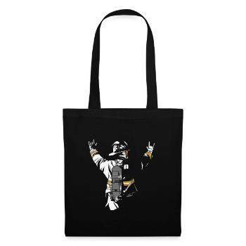 Chemise de pompiers pour pompier & pompier - Sac en tissu - noir - Devant